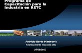 Programa de Capacitación para la Industria en RETC 26/11/2010 Patricio Kurte Marinovic Representante Industria GNC.