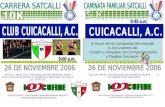 INSCRIPCIONES: : Club Cuicacalli. Coordinación Deportiva 5562 90 11 – coordinaciondeportiva@clubcuicacalli.com SALIDA Y META: CTO. CIRCUNVALACION PONIENTE,