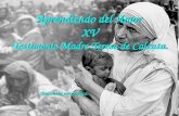 Aprendiendo del Amor XV Testimonio Madre Teresa de Calcuta. Aprendiendo del Amor XV Testimonio Madre Teresa de Calcuta. Transición automática. Transición.