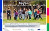 ERASMUS+ Erasmus+, oportunidades para la Educación y la Formación Jornadas de difusión de Erasmus + en Menorca e Ibiza Servei d’Ensenyament de Llengües.