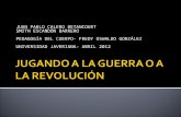 JUAN PABLO CALERO BETANCOURT SMITH ESCANDÓN BARRERO PEDAGOGÍA DEL CUERPO- FREDY OSWALDO GONZÁLEZ UNIVERSIDAD JAVERIANA- ABRIL 2012.