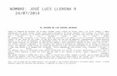 NOMBRE: JOSÉ LUIS LLERENA R 24/07/2014 EL ORIGEN DE LOS DIOSES GRIEGOS Según la Teogonía de Hesíodo, de la masa informe (Caos) surgió la Tierra (Gea) y.