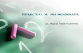 FATELA ESTRUCTURA DE UNA MONOGRAFÍA Dr. Miguel Ángel Palomino.