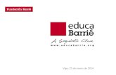 Vigo, 25 de enero de 2014. Vivir educaBarrié ! InnovArte Educación Infantil: una historia de vida profesional.