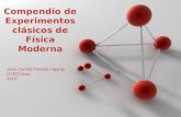 Page 1 Compendio de Experimentos clásicos de Física Moderna Joan Camilo Poveda Fajardo G1E21Joan 2015.