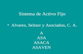 Sistema de Activo Fijo Alvarez, Seltzer y Asociados, C. A. A ASA ASACA ASAVEN.