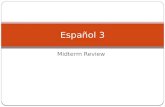 Midterm Review Español 3. Cierto/Falso Es importante que lleves casco y rodilleras cuando estás patinando en línea.