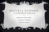 ESCUELA HUMANO- CONDUCTISTA PRESENTADO POR -. DAYANA PEREZ LEIDY YANES