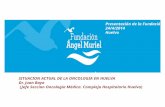 SITUACION ACTUAL DE LA ONCOLOGIA EN HUELVA Dr. Juan Bayo (Jefe Seccion Oncología Médica. Complejo Hospitalario Huelva) Presentación de la Fundación 24/4/2014.