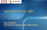 Introducción a.NET Facilitador: Christian Alexander Martinez.
