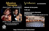 En Concierto Sábado 28 de junio 7:30 pm Auditorio de la Derrama Magisterial Av. Gregorio Escobedo 598, Residencial San Felipe, Jesús María .
