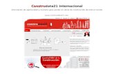 Construdata21 Internacional Información de oportunidad y contacto para vender en obras de construcción de todo el mundo .