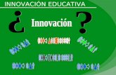 INNOVACIÓN EDUCATIVA. La Innovación es un proceso complejo de creación y transformación del conocimiento adicional disponible, en nuevas soluciones. Cualquier.
