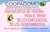COOPERATIVA NACIONAL DE AHORROS, CRÉDITOS Y SERVICIOS MÚLTIPLES DE LOS (AS) EMPLEADOS (AS) MUNICIPALES Y DE LOS(AS) EMPLEADOS/AS DE FEDOMU. Con el apoyo.