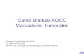 Curso Bianual AOCC Marcadores Tumorales Córdoba, Septiembre de 2014 Dr. Marcelo Lavarda Servicio de Oncología y Hematología Sanatorio Allende.