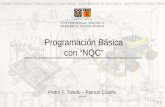 Programación Básica con “NQC” Pedro F. Toledo – Patricio Castillo 18/05/2007.