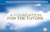1 Plan para la Visión Futura de La Fundación Rotaria.