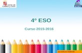 4º ESO Curso 2015-2016 IES EMILIO FERRARI. Cursar Bachillerato Cursar Ciclo Formativo de Grado Medio Programa de diversificación 4º ESO ( 1 año)- (Propuestos)