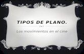 TIPOS DE PLANO. Los movimientos en el cine. CUANDO SE FILMA EN CÁMARA HORIZONTAL.