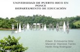 UNIVERSIDAD DE PUERTO RICO EN PONCE DEPARTAMENTO DE EDUCACIÓN Edwin Echevarría Ortiz Marienid Ramírez Torres Herlin Roig Rodriguez.