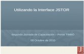 Utilizando la Interface JSTOR Segunda Jornada de Capacitación – Portal TIMBÓ 08 Octubre de 2010.