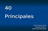 40 Principales Mª José Carrasco Conejo Educación Artística, T1 Profesor: Jose Pedro Aznarez.