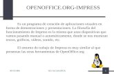 30/10/2006IES JACARANDÁ 1 OPENOFFICE.ORG-IMPRESS Es un programa de creación de aplicaciones visuales en forma de demostraciones y presentaciones. La filosofía.