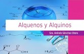 Alquenos y Alquinos Sra. Anlinés Sánchez Otero. Alquenos  Hidrocarburos con enlaces dobles entre los átomos de carbono. Alquinos  Hidrocarburos con.