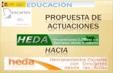 Desarrollo de los objetivos HEDA curso 2007/08.  Proyectos individuales de centro.  Proyectos de innovación aprobados.  Proyecto global.