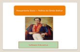 Pensamiento Socio − Político de Simón Bolívar Software Educativo.