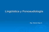 Lingüística y Fonoaudiología Flgo. Roberto Rojas S.