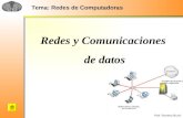 Prof. Romero Brunil Redes y Comunicaciones de datos Tema: Redes de Computadoras.