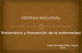 Tratamiento y Prevención de la enfermedad Luisa Fernanda Flórez García 2014.