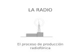 LA RADIO El proceso de producción radiofónica. El desarrollo de la Radio La comunicación radiofónica fue desarrollada en el siglo XIX. No tuvo un único.