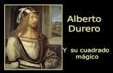 Alberto Durero Y su cuadrado m á gico
