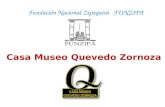 Fundación Nacional Zipaquirá FUNZIPA Casa Museo Quevedo Zornoza.