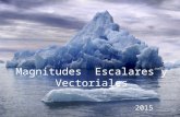 Magnitudes Escalares y Vectoriales 2015 Magnitudes Escalares y Vectoriales.