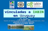 Actividades vinculadas a IABIN en Uruguay Dra. Ana Aber 3 de diciembre, 2006 “Reunión con Expertos en Biodiversidad” - Reunión Interamericana y Altas Autoridades.