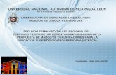 UNIVERSIDAD NACIONAL AUTONOMA DE NICARAGUA, LEON ”Por la Pertinencia y la Excelencia Académica” LICENCIATURA EN CIENCIAS DE LA EDUCACION MENCION EN LENGUA.