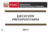 1 EJECUCIÓN PRESUPUESTARIA 2011. 2 DECRETO DE URGENCIA 012-2011 Fortalecer Fondo de Estabilización y generar ahorros públicos con fin de asegurar transición.