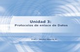 Unidad 3: Protocolos de enlace de Datos Prof.: Héctor Abarca A.