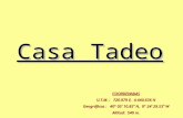 Casa Tadeo COORDENADAS U.T.M. : 720.979 E, 4.440.636 N Geográficas : 40° 05’ 10.85’’ N, 0° 24’ 29.53’’ W Altitud: 540 m.