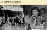 La Gran Depresión fue una profunda recesión económica mundial que empezó a principios de 1929 en los EEUU y no terminó hasta el desencadenamiento de la.