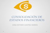 CONSOLIDACIÓN DE ESTADOS FINANCIEROS DINA ESTHER CASTRO RAMOS.
