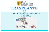 LIC. REWARDS PALOMINO TAQUIRE DOCENTE TRASPLANTE.