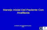 Manejo Inicial Del Paciente Con Anafilaxia CATEDRA DE EMERGENTOLOGIA 2009.
