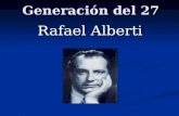 Generación del 27 Rafael Alberti Índice Introducción Introducción Vida Vida Obra Obra.