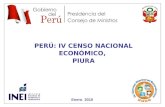 3 Enero 2010 PERÚ: IV CENSO NACIONAL ECONÓMICO, PIURA.