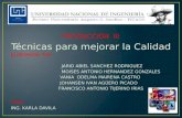PRODUCCION III Técnicas para mejorar la Calidad ELABORADO POR: JARID ABIEL SANCHEZ RODRIGUEZ MOISES ANTONIO HERNANDEZ GONZALES VANIA ODELMA MAIRENA CASTRO.