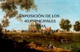 EXPOSICIÓN DE LOS 40 PRINCIPALES TEMA PAISAJES Y VISTAS.